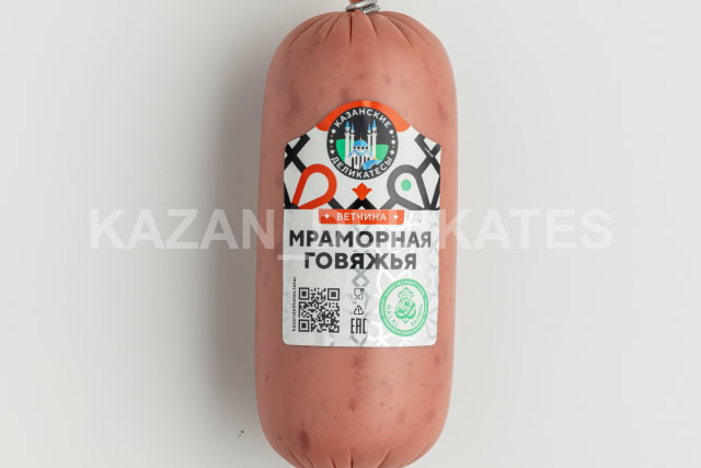 Ветчина Мраморная с говядиной. Ветчина «Мраморная» с говядиной (500 г) | Премиальная ветчин